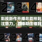影视新作开播总能抢到注意力，首播期传播到底拼的是什么